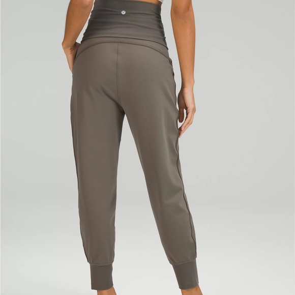 NWT lululemon Align™ Super-High-Rise Ribbed-Waist Jogger Carob Brown COBN Sz 14 - Picture 3 of 8
